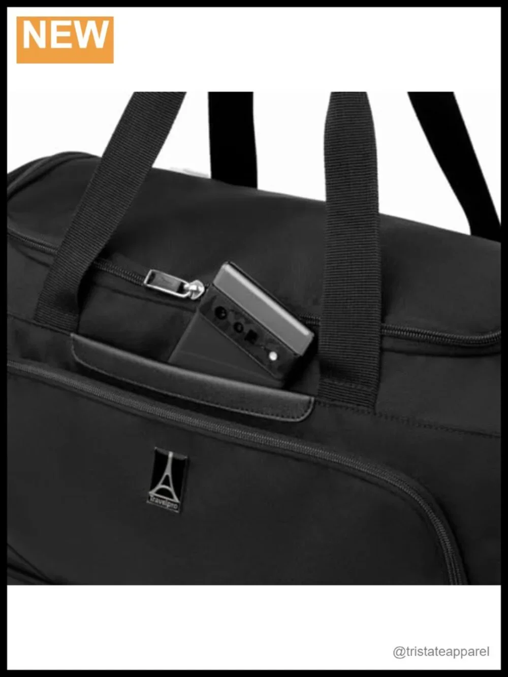Lightweight Carry-on Weekender Duffel with Drop-Bottom Compartment